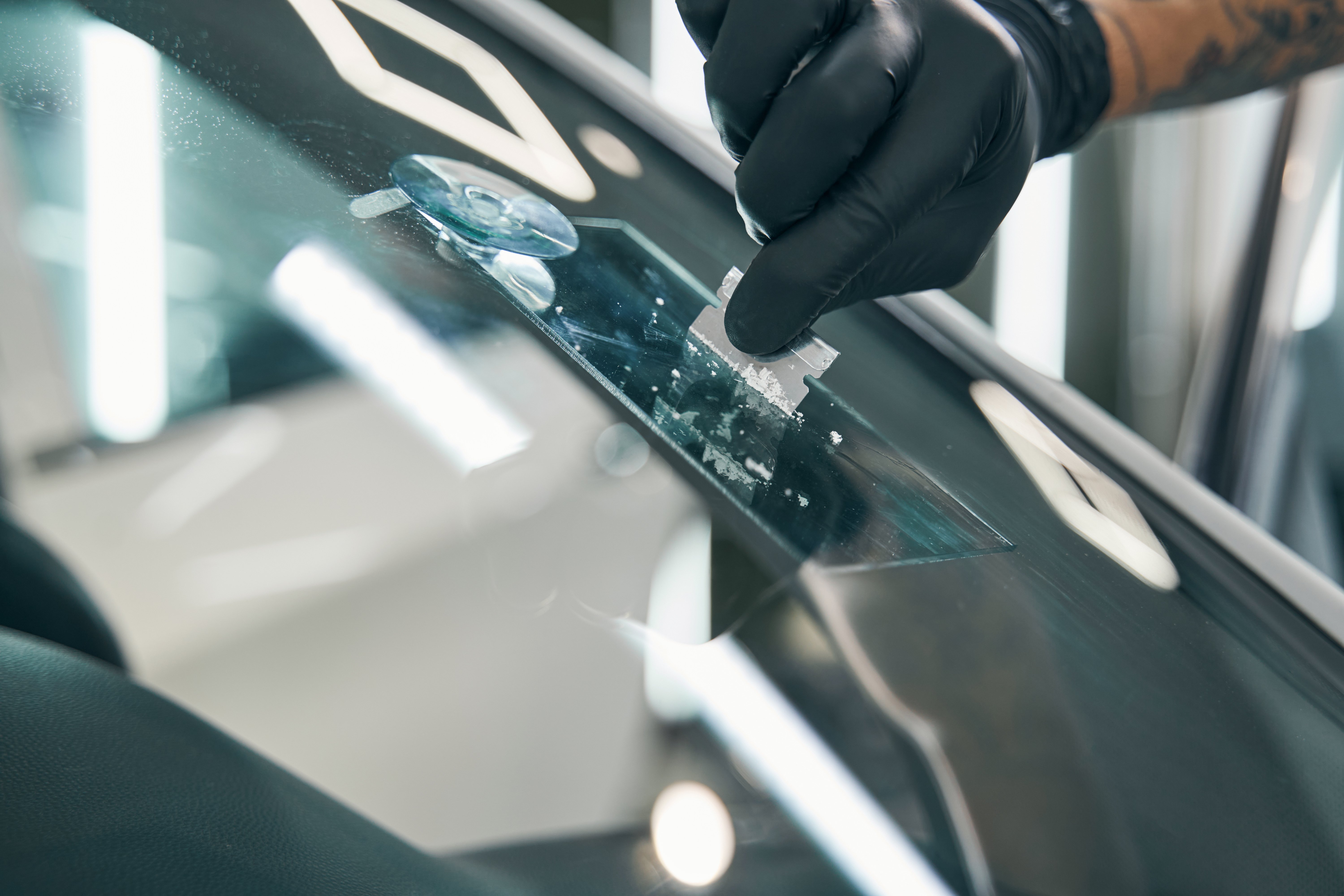 Verbessertes Fensterglas Riss Kratzer Reparaturset Windschutzscheibe DIY- Werkzeuge