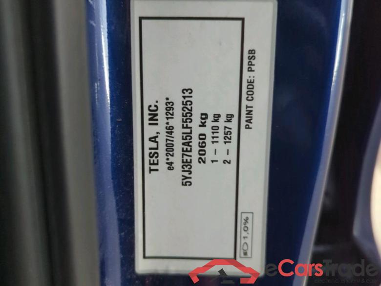 Tesla Model 3 '18 BEV Tesla Model 3 Standard Range Plus RWD 4d #6