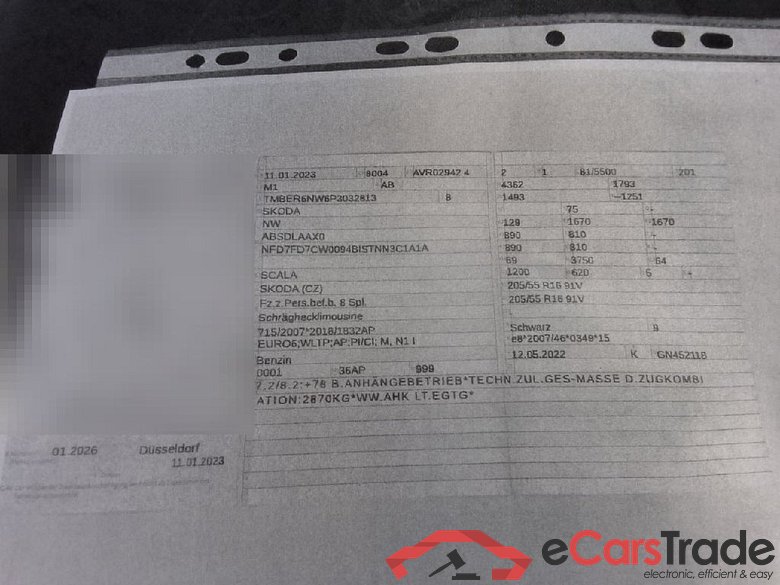 Skoda Scala ´19 Scala Ambition 1.0 TSI 81KW AT7 E6d #1