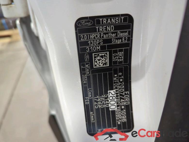 Ford _Transit CC ´13 Transit Pritsche 310 L2 Doppelkabine Trend 2.0 TDCi 96KW MT6 E6dT #4