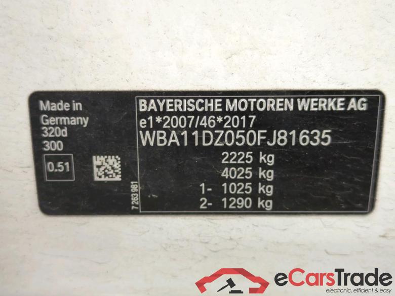 BMW 3-Serie Touring ´18 Baureihe 3 Touring 320 d Sport Line 2.0 140KW E6d #4