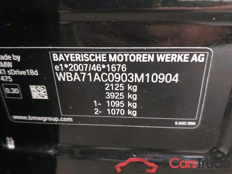 BMW - BMW X1 sDrive18dA 150PK Advantage Pack Business With Heated Sport Seats & Driving Assistant Plus & Removable Towing Hook #6
