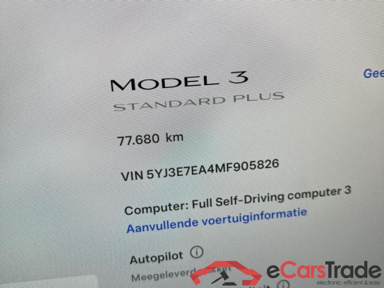 TESLA MODEL 3 BEV 50KWH STANDARD RWD PLUS AUTO #6
