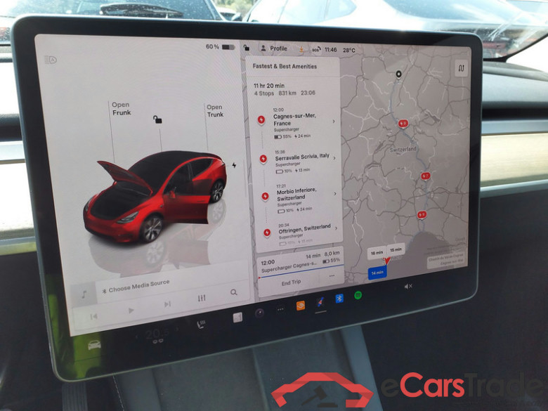 Tesla Model Y Pano LED-Xenon Navi Leather KeylessGo Camera Klima Vision-Park ... #4