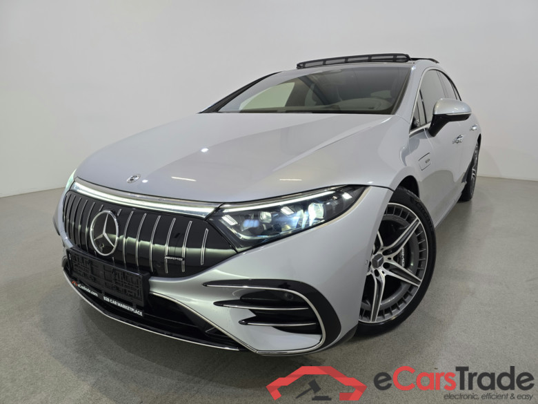 Mercedes EQS 53 AMG 4Matic+ 658Hp 4WS  Pano Burmester Distronic LED-Multibeam Head-Up Widescreen Navi Ambient Nappa-Leather KeylessGo Camera 360 Klima PDC ...