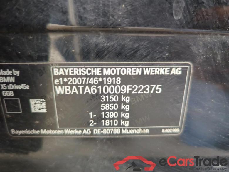 Baureihe X5 xDrive 45 e 3.0 290KW AT8 E6d #4