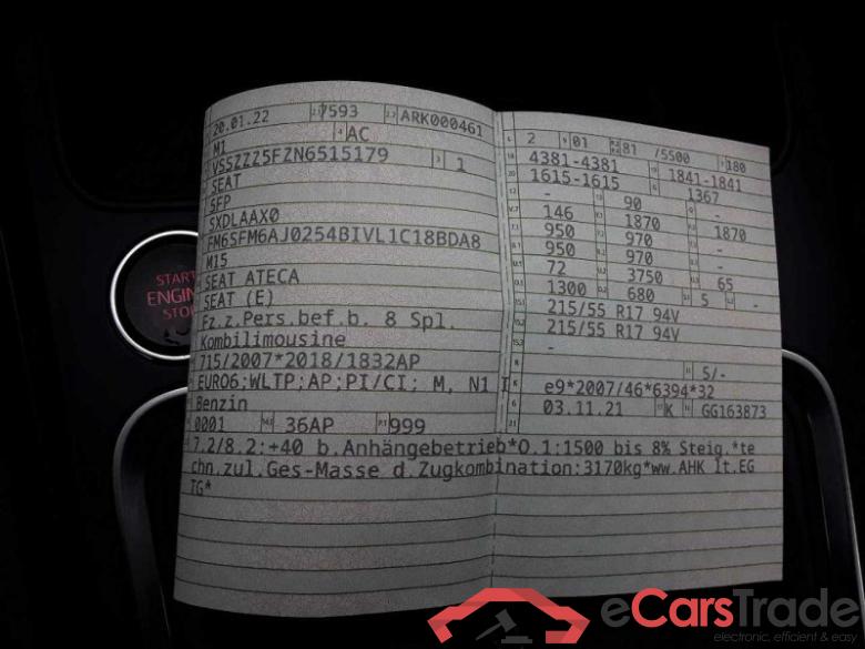 Seat Ateca (KHP)(08.2020->) DE - SUV5 1.0 TSI EU6d, Style OPF (EURO 6d), (Facelift) 2020 - 2024 #5