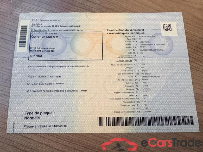 VOLKSWAGEN Tiguan Tiguan Sport & Style 2.0 TDI SCR BlueMotion Technology 110 kW (150 ch) 6 vitesses manuel #6