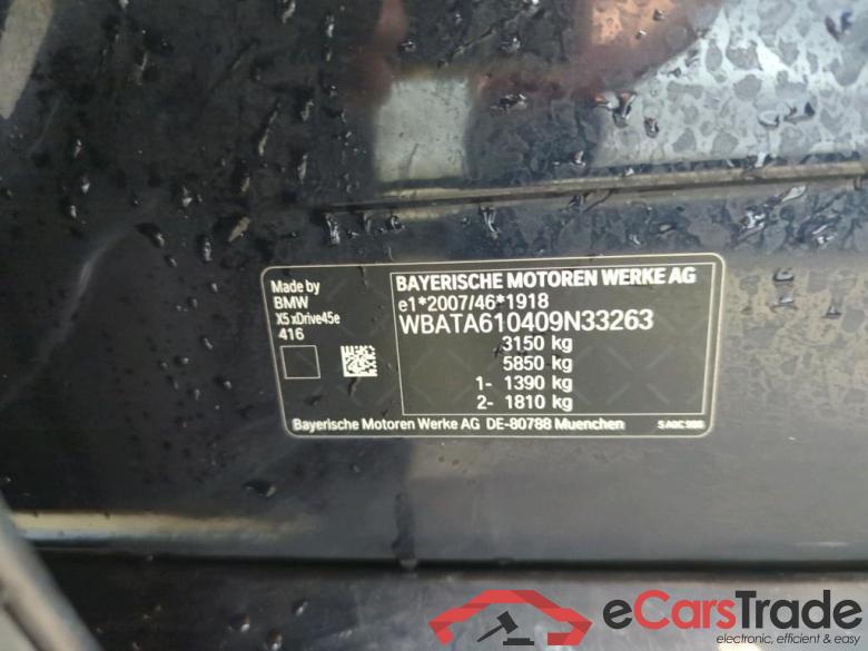 Baureihe X5 xDrive 45 e M Sport 3.0 290KW AT8 E6d #4