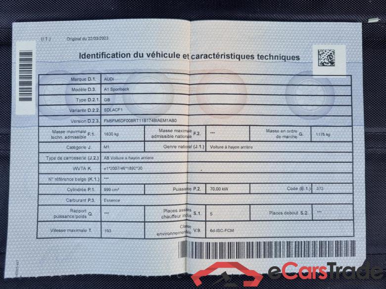 AUDI A1 Sportback Audi A1 Sportback Sport Edition 25 TFSI  70(95) kW(ch) 5 vitesses #6