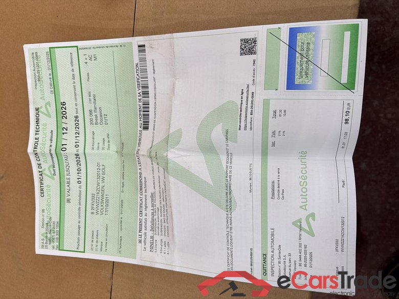 VOLKSWAGEN Golf VI Golf BlueMotion 1.6 l TDI 77 kW (105 PS)5-speed #6