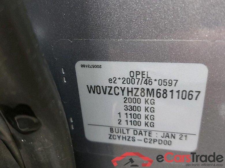 OPEL - OPE GRANDLAND X 1.5 Turbo ECOTEC D S/S AT8 Ultimate 131PK AUT #6