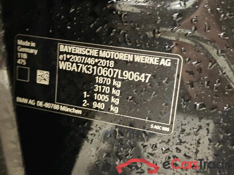 BMW 1 Serie 118iA Sport Line 5d #6