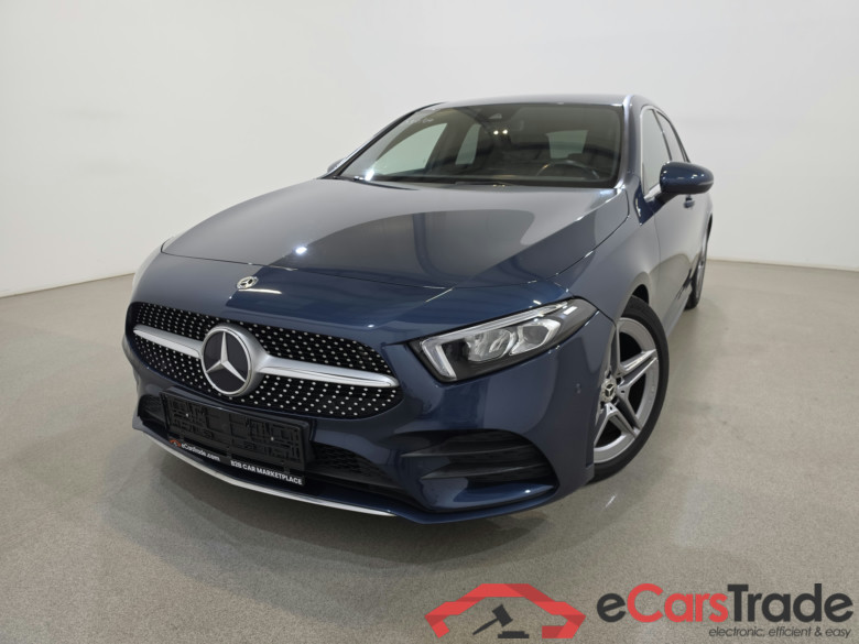 Mercedes A 180d AMG Aut. LED-Xenon Widescreen Navi 1/2 Sport-Leather-Alcantara KeylessGo Camera Klima PDC ...