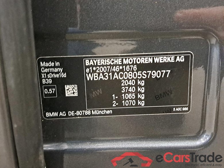 BMW - BMW X1 sDrive16dA 116PK Business Edition Advantage Pack Business With Heated Seats #6