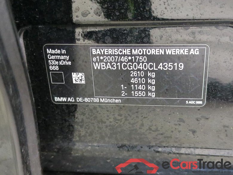 Baureihe 5 Touring 530 e xDrive Luxury Line 2.0 215KW AT8 E6d #4