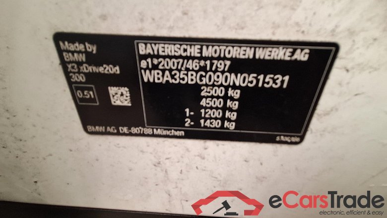 BMW X3 xDrive20d Aut. Advantage 5d 140kW #5