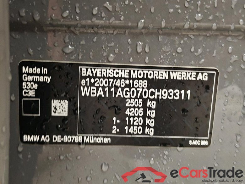 BMW 5 Serie Sedan 530e M Sport 4d + Pano #6