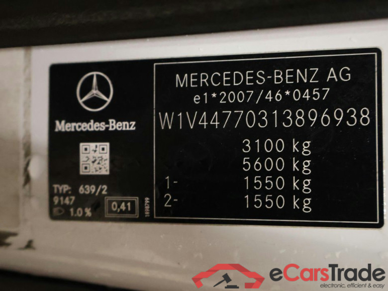 Vito Tourer 114/116/119/124 CDI Pro lang (447.703) 2.0 120KW AT9 8 Sitzer E6d #5