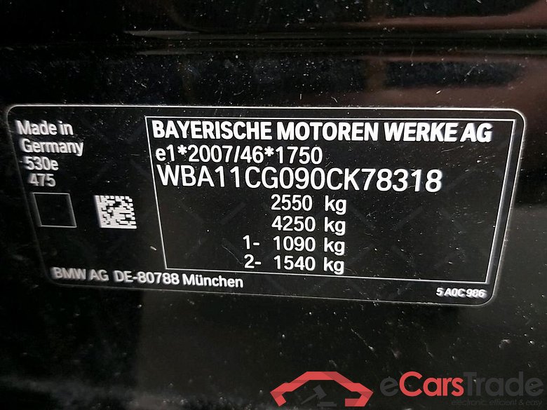 BMW - BMW 5 TOURING 530e 292PK Business Edition With Dakota Heated Seats & Parking Assistant Pack  * HYBRID * #6