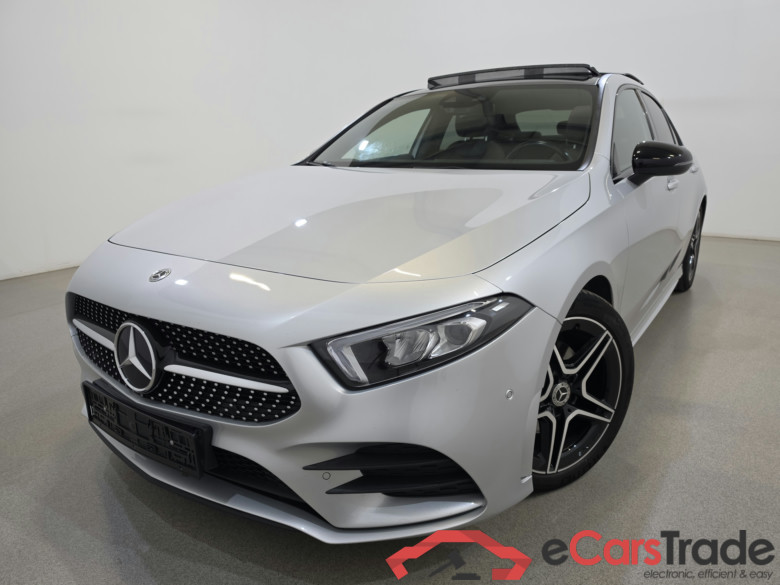 Mercedes A 180 AMG Night Pano LED Widescreen Ambient Navi 1/2 Sport-Leather-Alcantara KeylessGo Camera Klima PDC ... #1