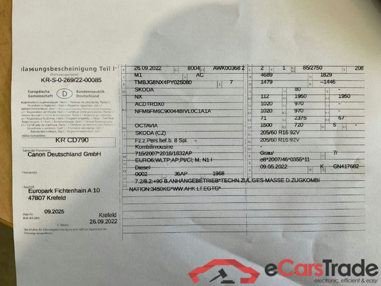 Octavia Combi Ambition 2.0 TDI 85KW MT6 E6d #2