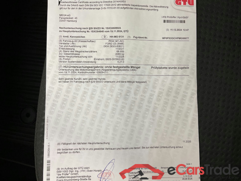 Focus Turnier Cool & Connect 2.0 EcoBlue 110KW MT6 E6d #3