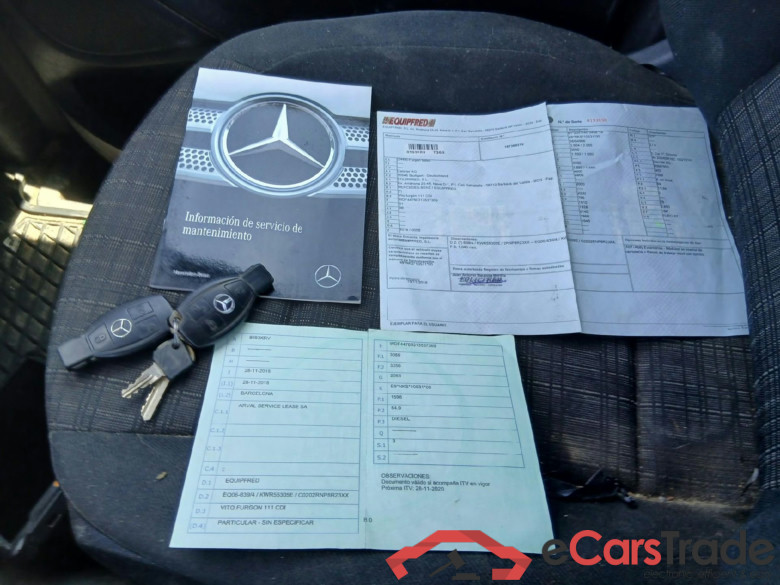 MERCEDES-BENZ Vito / 2014 / 4P / furgón 111 CDI Larga #5