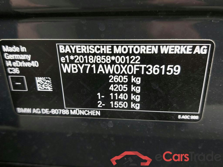 BMW I - BMW I4 eDrive40 340PK M Sport Pack Pro & Business With Vernasca Heated & Ventilated Seats & Comfort & Innovation & Driving Assist Pro & Sunroof & Harman Kardon & Parking Assist Plus * ELECTRIC * #6