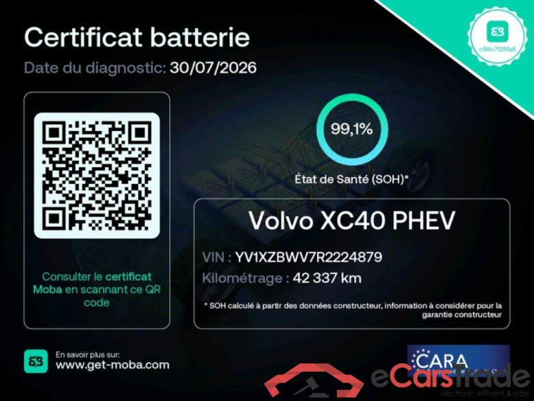VOLVO XC40  2022  5P  SUV Recharge T4 211 DCT7 Start #2