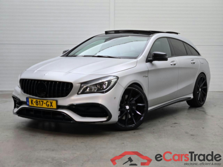 Mercedes CLA 45 SB 4MATIC AMG Night Aut. Pano LED CarPlay Navi 1/2 Sport-Leather-Alcantara KeylessGo Camera Klima PDC ... #1