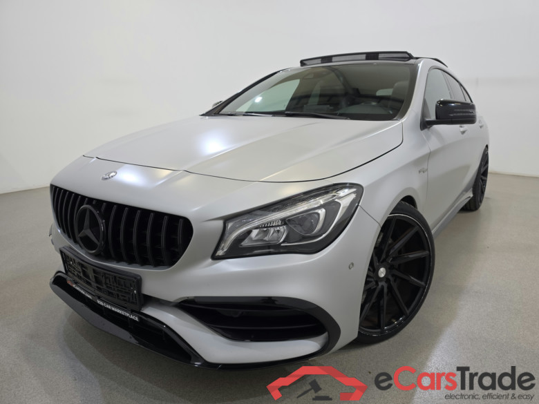 Mercedes CLA 45 SB 4MATIC AMG Night Aut. Pano LED CarPlay Navi 1/2 Sport-Leather-Alcantara KeylessGo Camera Klima PDC ... #1