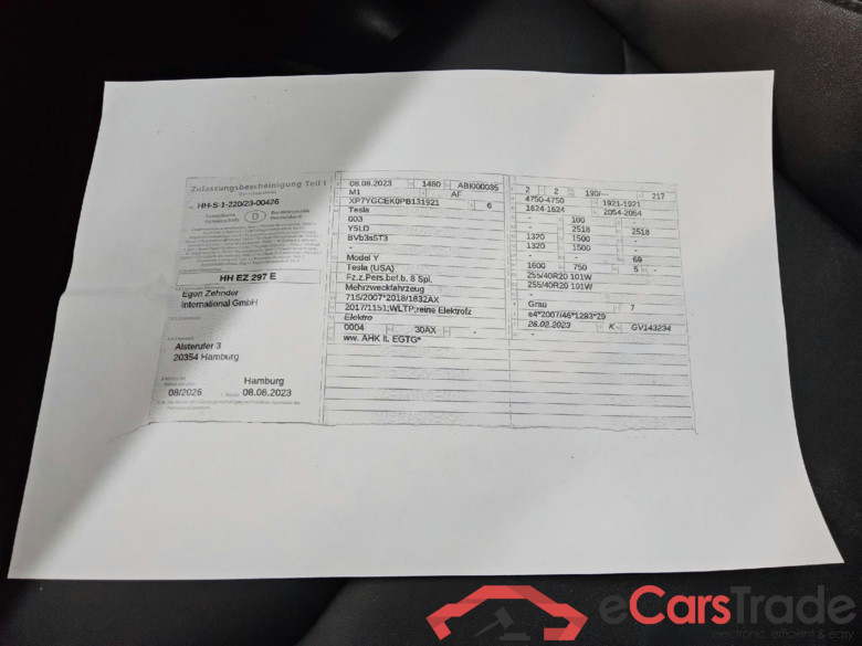 TESLA Model Y Long Range Dual Motor AWD 5d 378kW #3
