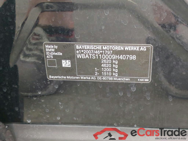 Baureihe X3 xDrive 30 e Advantage 2.0 215KW AT8 E6d #5