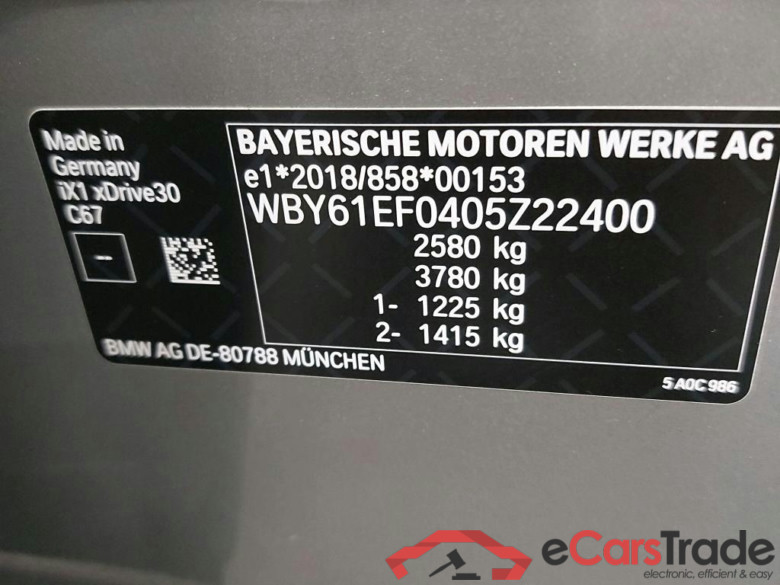 BMW I - BMW IX1 xDrive30A 313PK Pack Premium Pro * ELECTRIC * #6