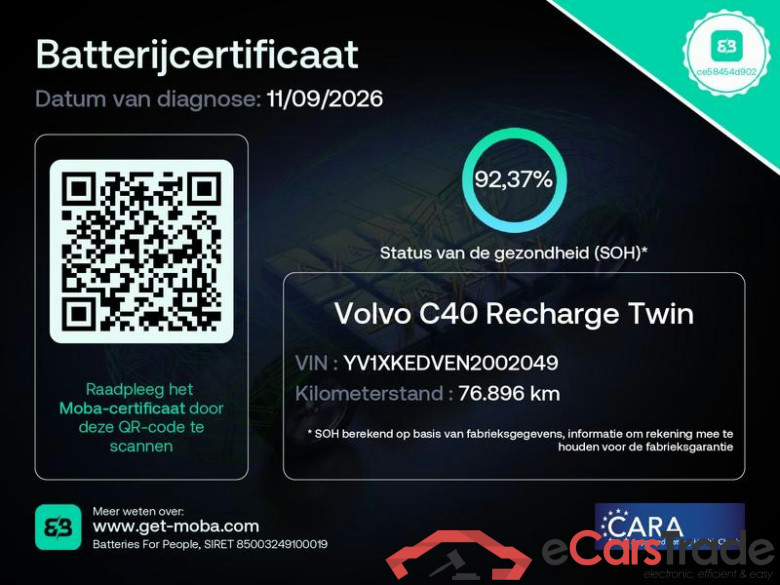 VOLVO C40 Rech T. IntEd 78 kWh #2
