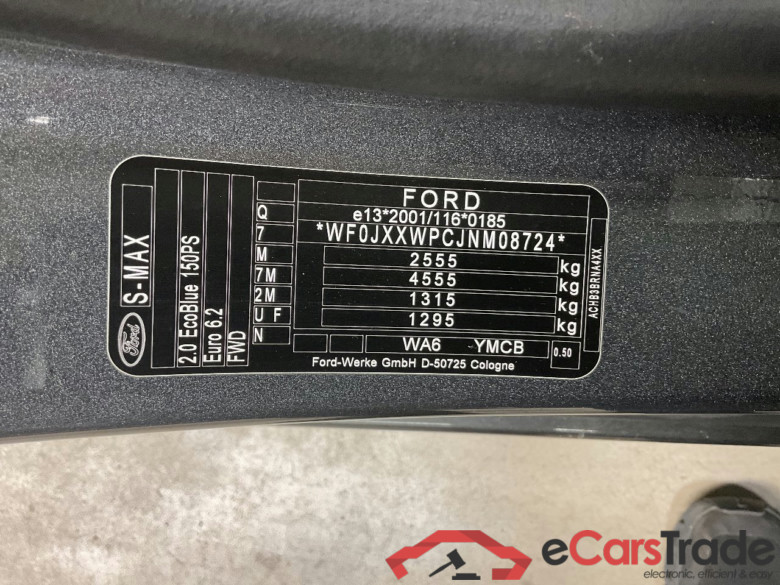 S-Max Titanium 2.0 EcoBlue 110KW AT8 E6d #5