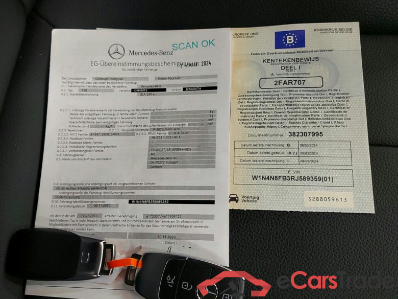 MERCEDES - MER GLA 250 e 218PK DCT Luxury Line & Driving Assistant Plus & Smartphone Integration & Trailer Hook With ESP   * HYBRID * #4