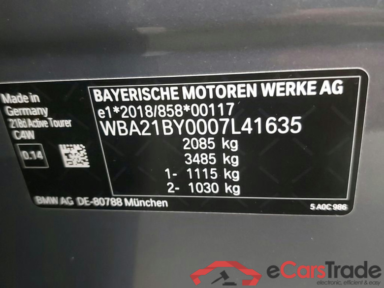 BMW - BMW 2 ACTIVE TOURER 218dA 136PK With Climatic & Navigation & Heated Seats & Driving Assistant Plus & Trailer Hook #6