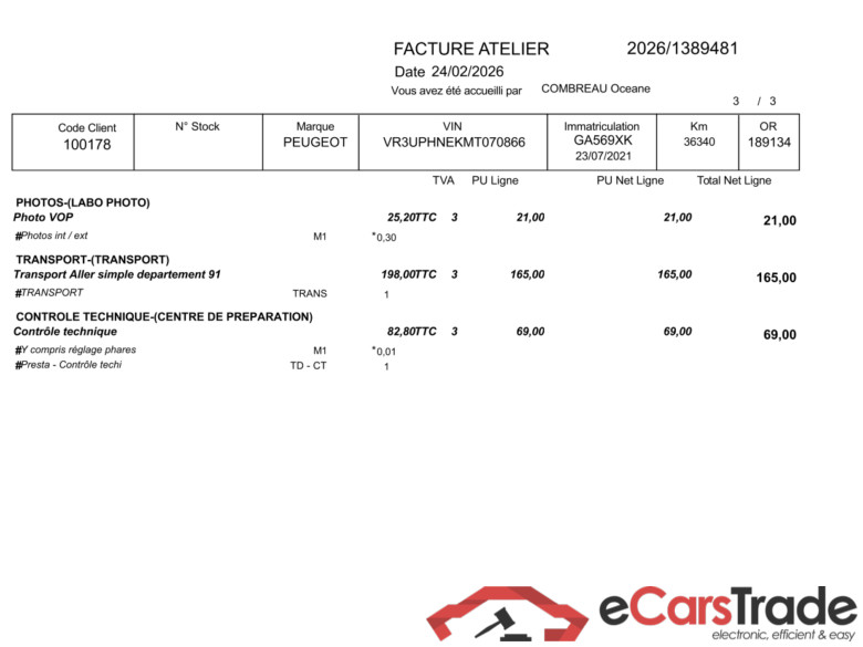 208 Allure Business 1.2 PureTech 100CV BVM6 E6d / PRÊT A VENDRE #4