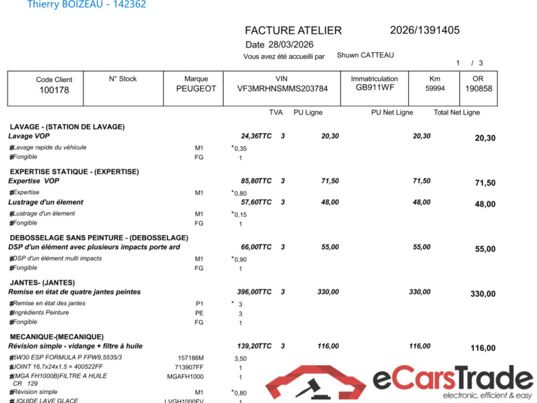 5008 Active Business 1.2 PureTech 130CV BVM6 7 Sieges E6d / PRÊT A VENDRE #2